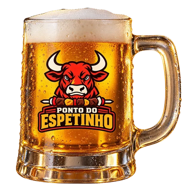 Mockup da caneca do Ponto do Espetinho